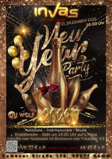 > HOL DIR DEIN TICKET FÜR UNSERE SILVESTER PARTY <